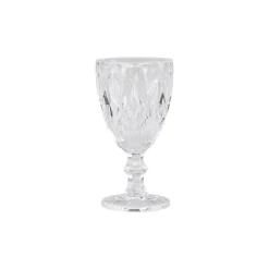 Chic Antique Weinglas mit Diamantenmuster