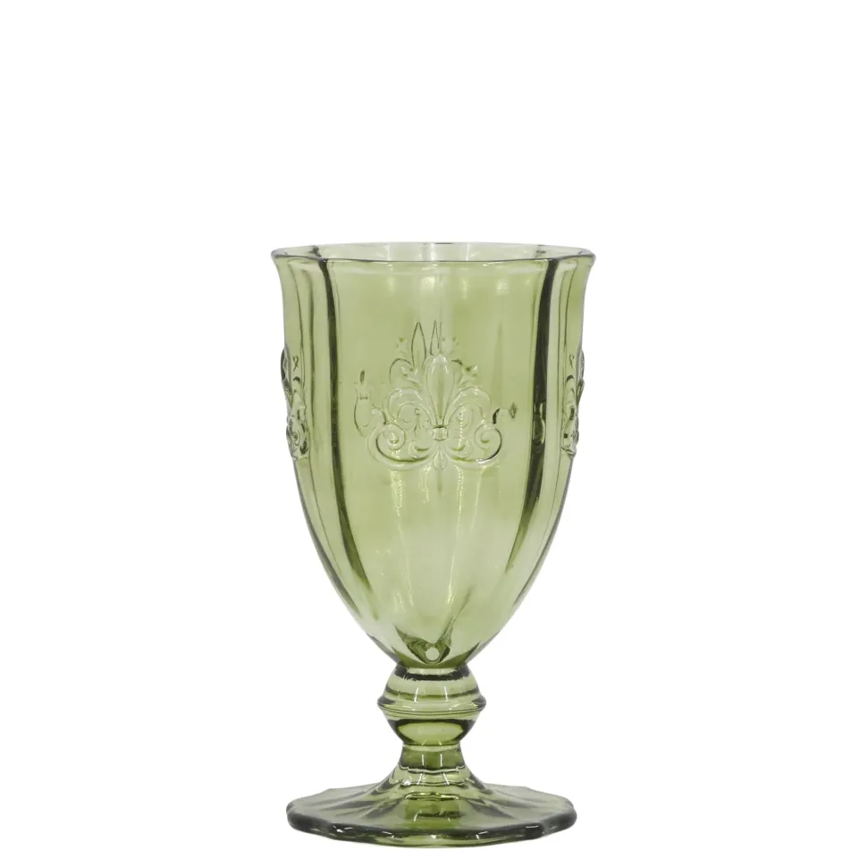 Chic Antique Weinglas Saint-Émilion mit Muster