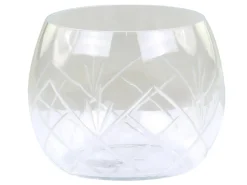 Chic Antique Windlicht mit Schliff Muster