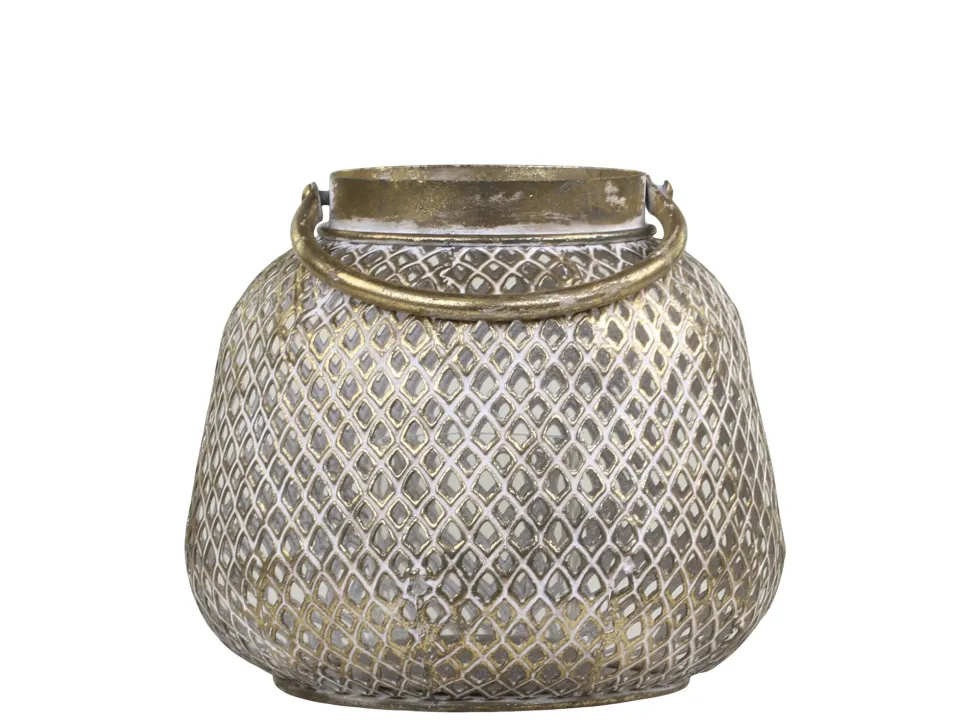 Chic Antique Windlicht Vire mit Muster