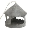 Chic Antique Winterliches Lichthaus zum Aufhängen Rund