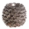 Chic Antique Zapfen Teelichthalter mit Glitzer