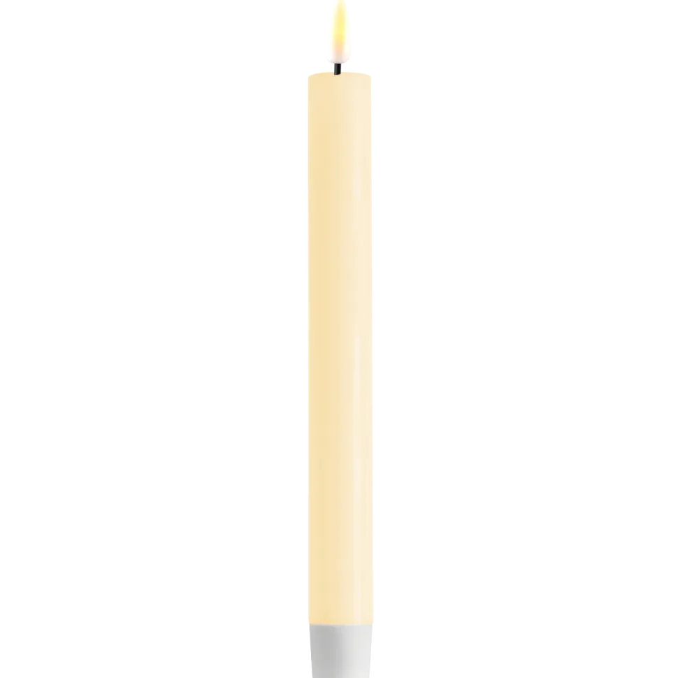 Deluxe Homeart LED 2er Set Stabkerze Real Flame