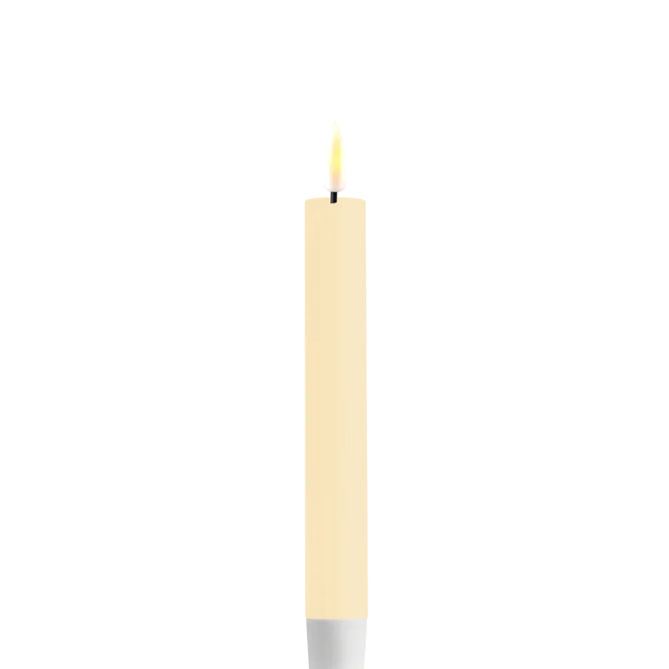 Deluxe Homeart LED 2er Set Stabkerze Real Flame