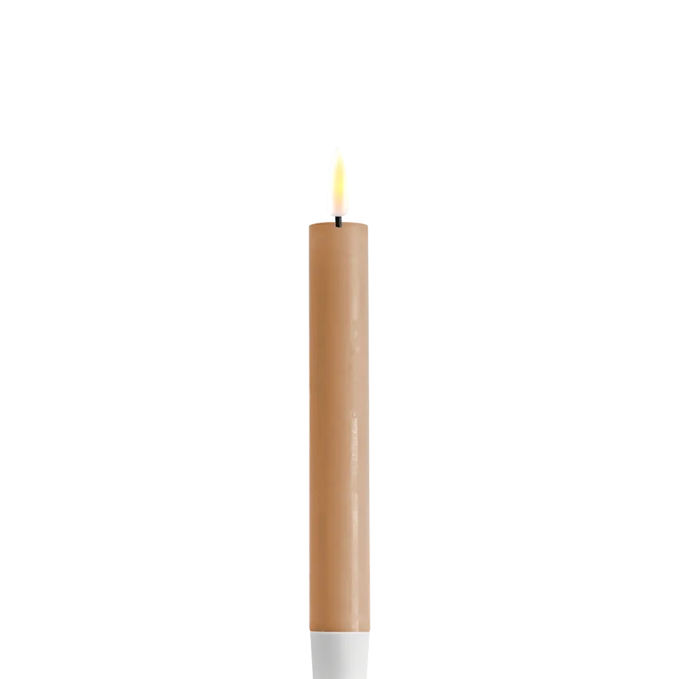 Deluxe Homeart LED 2er Set Stabkerze Real Flame