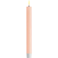 Deluxe Homeart LED 2er Set Stabkerze Real Flame