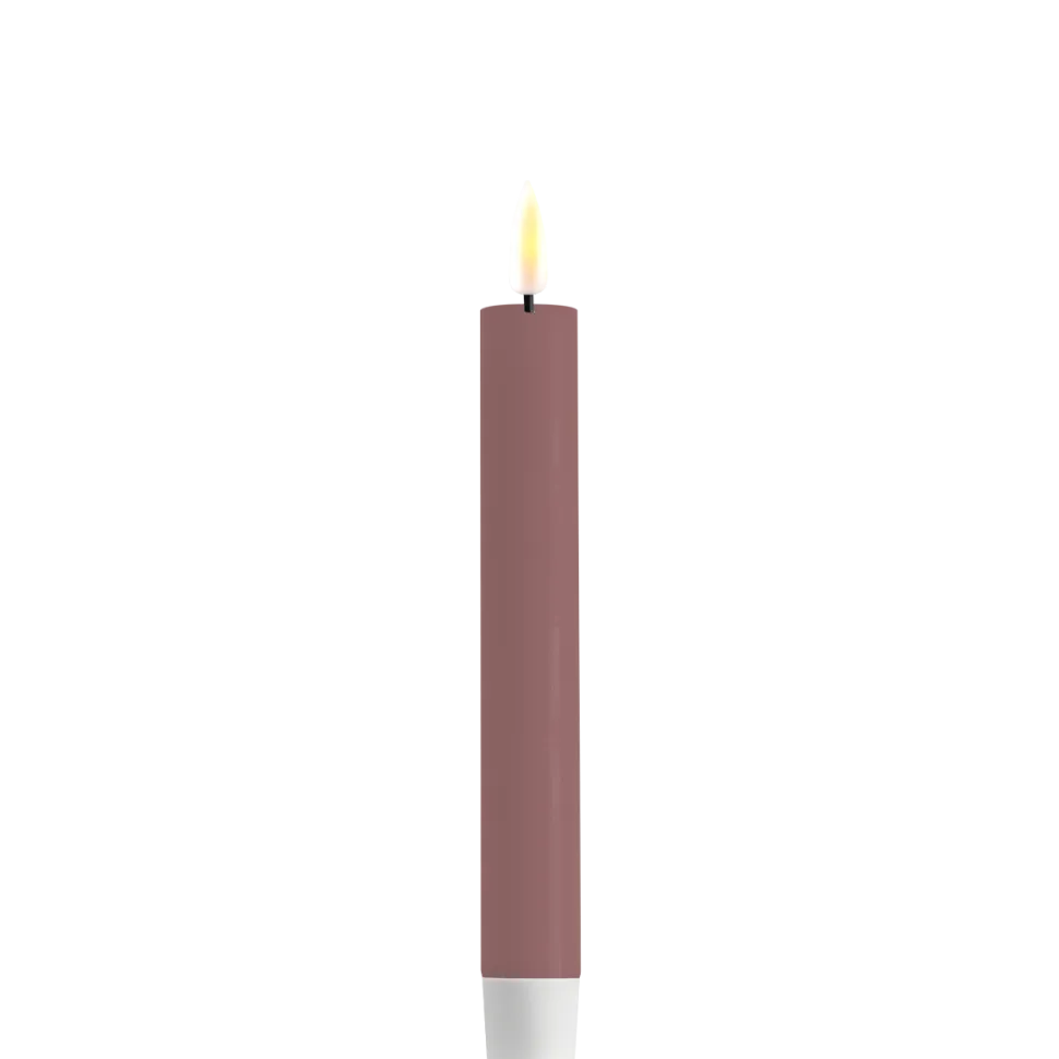 Deluxe Homeart LED 2er Set Stabkerze Real Flame