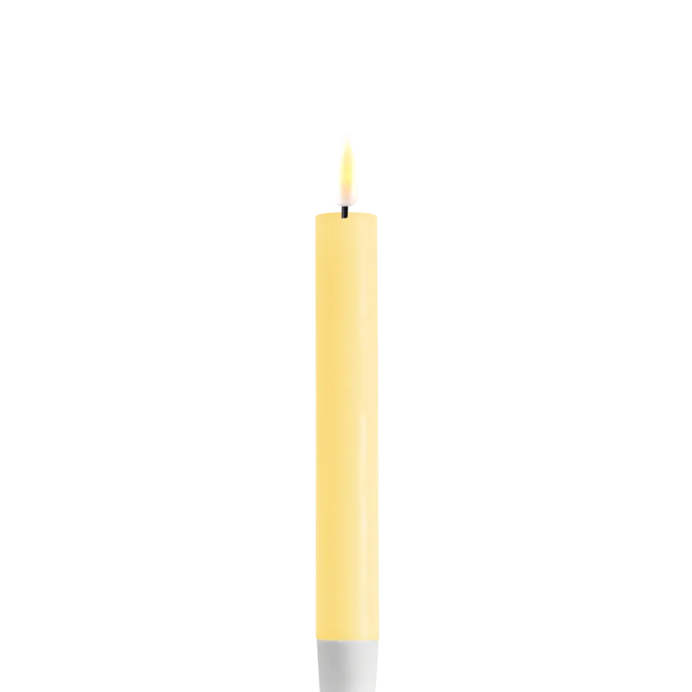 Deluxe Homeart LED 2er Set Stabkerze Real Flame