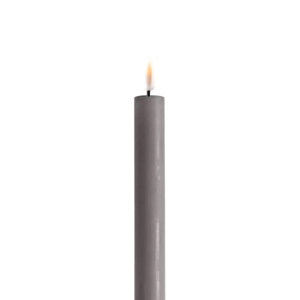 Deluxe Homeart LED 2er Set Stabkerze Real Flame