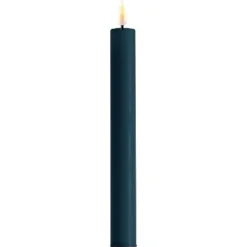 Deluxe Homeart LED 2er Set Stabkerze Real Flame
