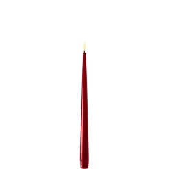 Deluxe Homeart LED Stabkerze mit Lack Real Flame 2er Set