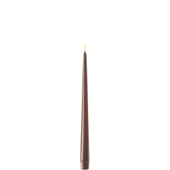 Deluxe Homeart LED Stabkerze mit Lack Real Flame 2er Set