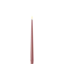 Deluxe Homeart LED Stabkerze mit Lack Real Flame 2er Set