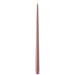 Deluxe Homeart LED Stabkerze mit Lack Real Flame 2er Set