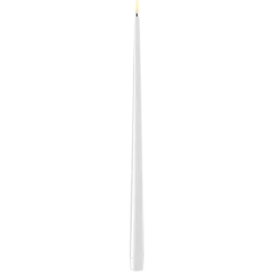Deluxe Homeart LED Stabkerze mit Lack Real Flame 2er Set
