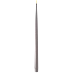 Deluxe Homeart LED Stabkerze mit Lack Real Flame 2er Set