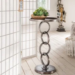 Faktorei Beistelltisch Ølby aus Aluminium