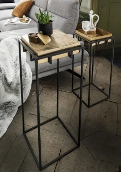 Faktorei Beistelltisch Liz aus Aluminium