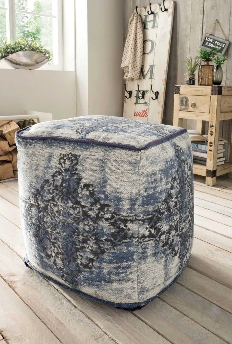 Faktorei Vintage-Sitzhocker ANTIQUITY
