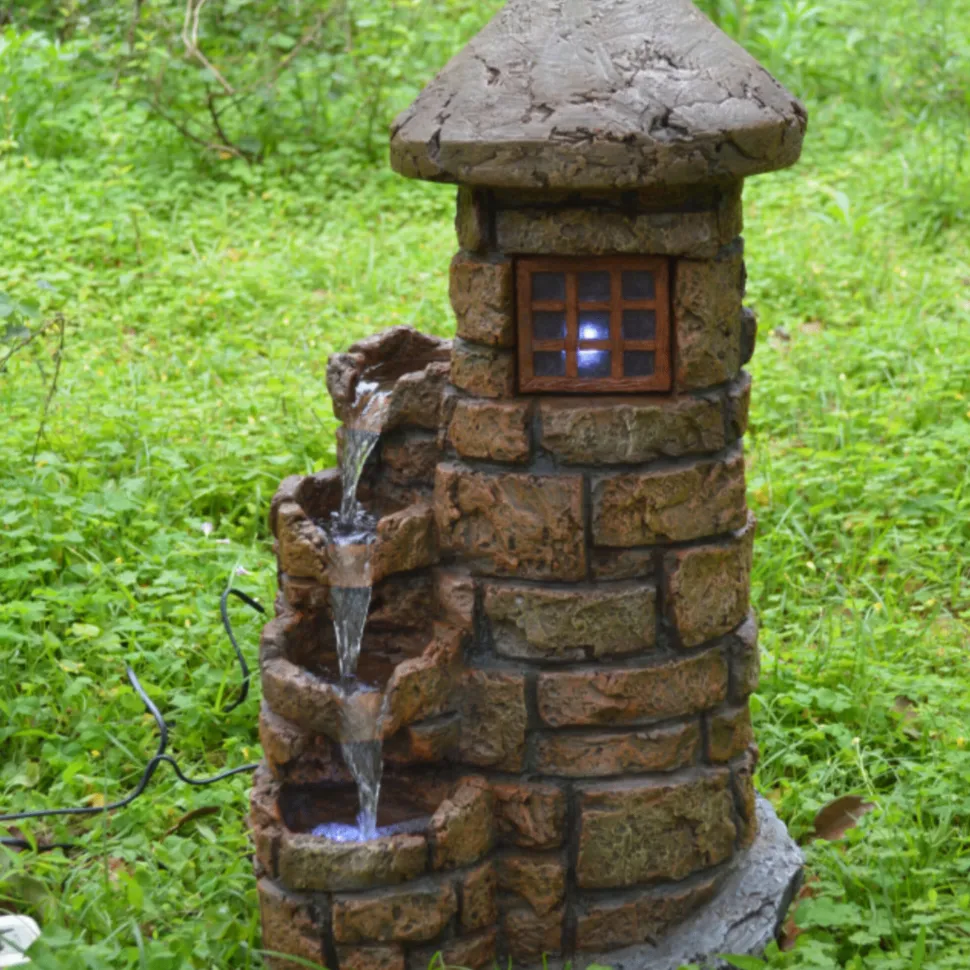 Garden Pleasure Brunnen HADES in Stein-Optik