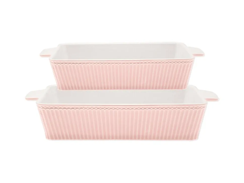 GreenGate Auflaufform Alice rechteckig 2er Set