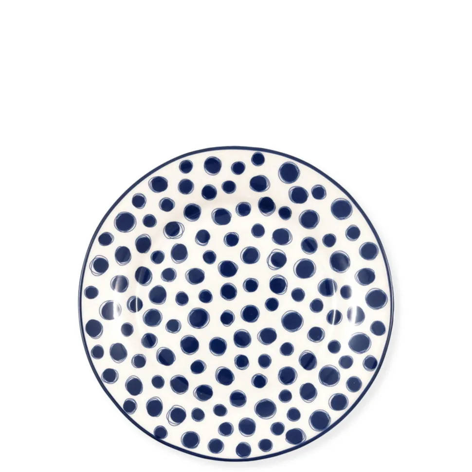 GreenGate Frühstücksteller Tippa blue