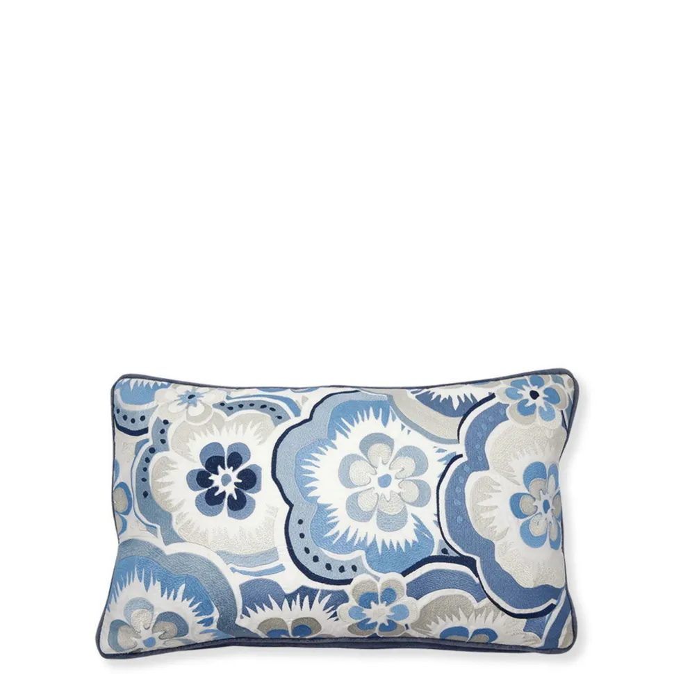 GreenGate Kissenbezug Selma dusty blue