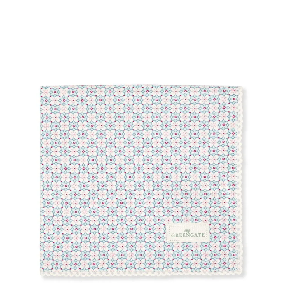 GreenGate Stoffserviette mit Spitze Gwen Mint