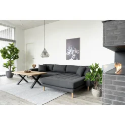 House Nordic Künstlicher Geigenblattbaum, Grünpflanze XXL
