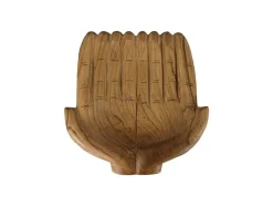 HSM Collection Dekoschale offene Hände Teakholz