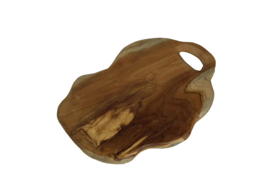 HSM Collection Holztablett Teakholz natur