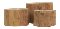 HSM Collection Naturholz Kerze Teak
