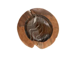 HSM Collection Obstschale Teakholz mit Epoxy