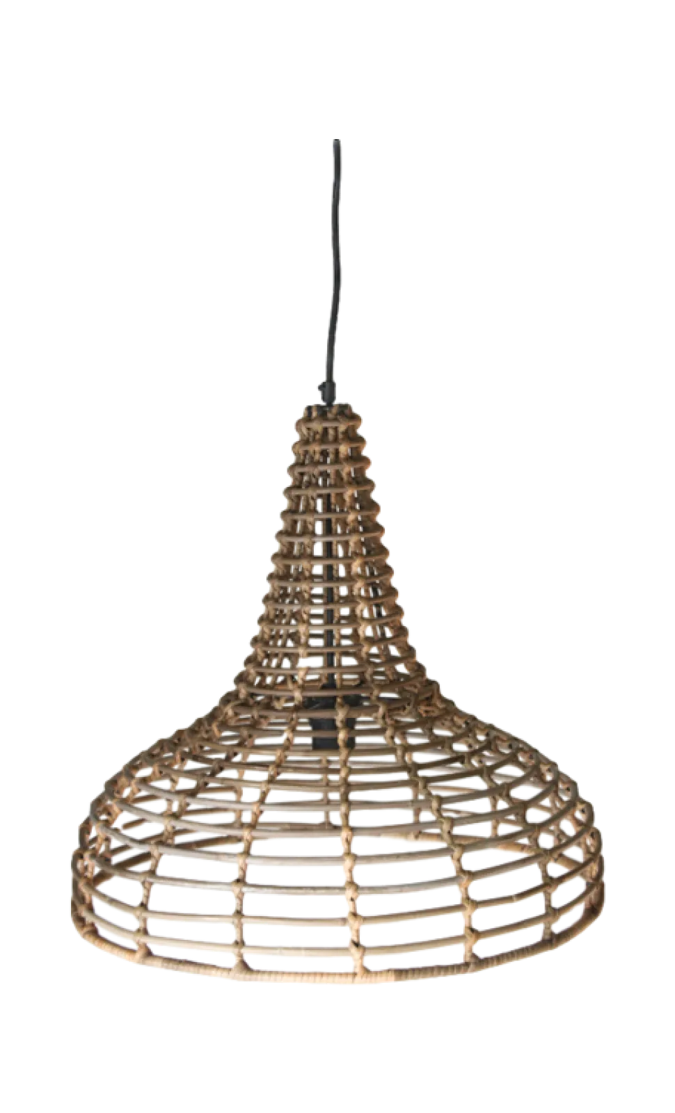 HSM Collection Pendelleuchte Rattan Natur