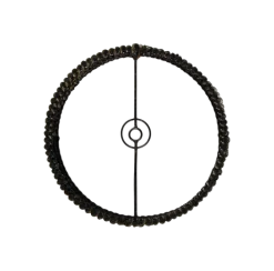 HSM Collection Pendelleuchte Rattan Black Wash
