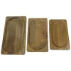 HSM Collection Servierbretter Natural Mangoholz 3er-Set