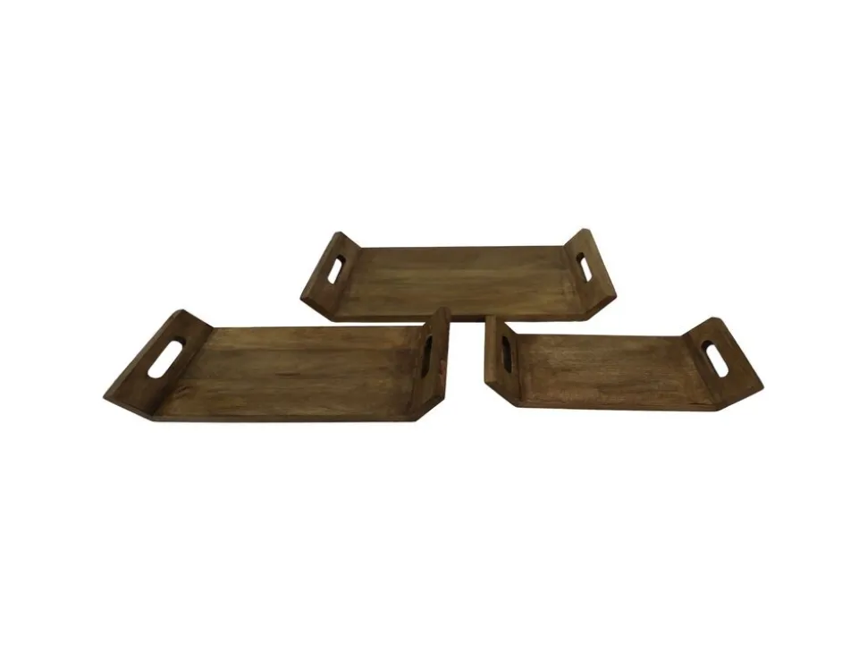 HSM Collection Servierbretter Mangoholz 3er-Set