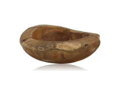 HSM Collection Teakholz Obstschale Bienenwachs behandelt