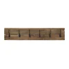 HSM Collection Wandgarderobe Natur Eisenbahnschwelle