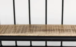 HSM Collection Wandregal Mangoholz/Eisen