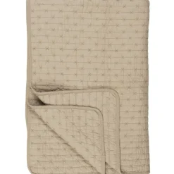 IB Laursen Baumwoll-Quilt mit Kreuzstichen