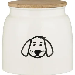 IB Laursen Dose für Hundefutter mit Holzdeckel