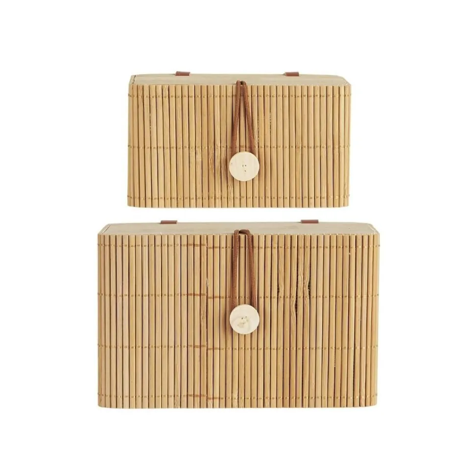 IB Laursen 2er Set Schachtel mit Bambusdeckel