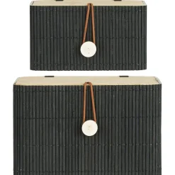IB Laursen 2er Set Schachtel mit Bambusdeckel