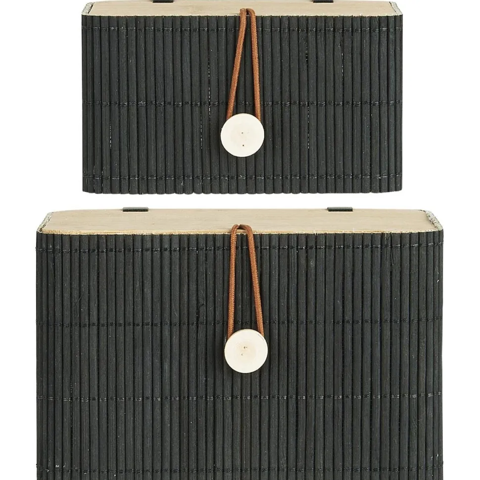 IB Laursen 2er Set Schachtel mit Bambusdeckel