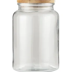 IB Laursen Glas Behälter mit Holzdeckel