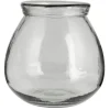 IB Laursen Glas Vase mit großer Öffnung, mundgeblasen