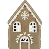IB Laursen Keramik Lebkuchenhaus Teelichthaus Stillenat Schneekristall