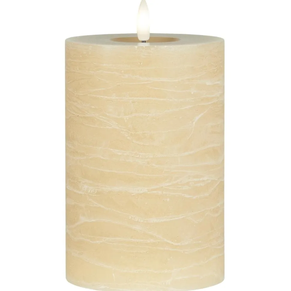 IB Laursen LED-Stumpenkerze mit warmer Flamme