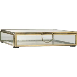 IB Laursen Längliche Glasbox mit Deckel Solitaire
